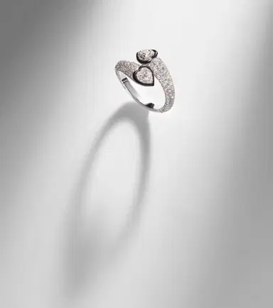 Kamyen Double Crush 18kt white gold ring with diamonds | Thumbnail 5 Kamyen Double Crush 18kt white gold ring with diamonds | Thumbnail 5
