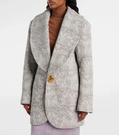 Jacques Wei Shearling-trimmed cotton coat | Thumbnail 5 Jacques Wei Shearling-trimmed cotton coat | Thumbnail 5