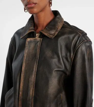 Jacques Wei Leather jacket | Thumbnail 2 Jacques Wei Leather jacket | Thumbnail 2
