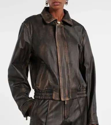 Jacques Wei Leather jacket | Thumbnail 4 Jacques Wei Leather jacket | Thumbnail 4