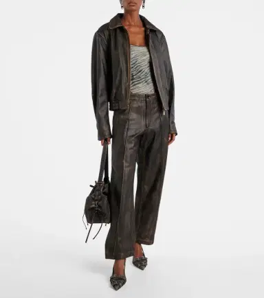 Jacques Wei Leather jacket | Thumbnail 6 Jacques Wei Leather jacket | Thumbnail 6