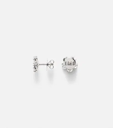 Kamyen Love Petals 18kt white gold earrings with diamonds | Thumbnail 2 Kamyen Love Petals 18kt white gold earrings with diamonds | Thumbnail 2