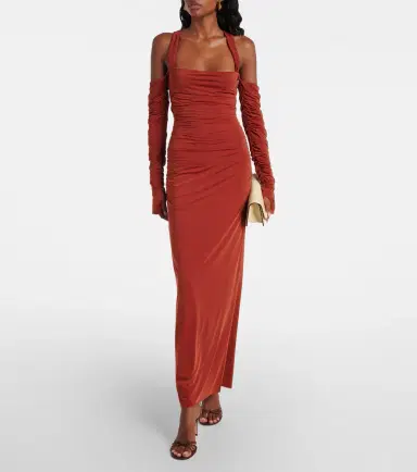 SIR Rosseli gathered jersey maxi dress | Thumbnail 2 SIR Rosseli gathered jersey maxi dress | Thumbnail 2