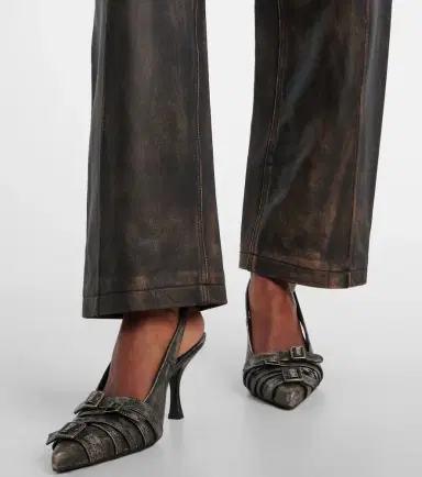Jacques Wei High-rise leather wide-leg pants | Thumbnail 2 Jacques Wei High-rise leather wide-leg pants | Thumbnail 2