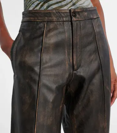 Jacques Wei High-rise leather wide-leg pants | Thumbnail 6 Jacques Wei High-rise leather wide-leg pants | Thumbnail 6