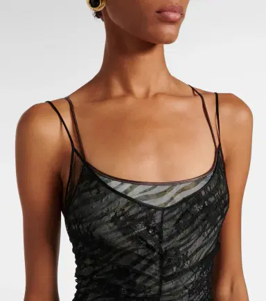 Jacques Wei Jersey bodysuit and silk maxi dress set | Thumbnail 2 Jacques Wei Jersey bodysuit and silk maxi dress set | Thumbnail 2