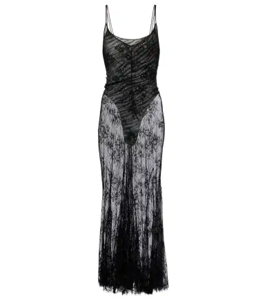 Jacques Wei Jersey bodysuit and silk maxi dress set | Thumbnail 1 Jacques Wei Jersey bodysuit and silk maxi dress set | Thumbnail 1