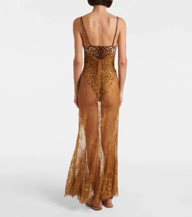 Jacques Wei Silk-trimmed lace maxi dress | Thumbnail 3 Jacques Wei Silk-trimmed lace maxi dress | Thumbnail 3