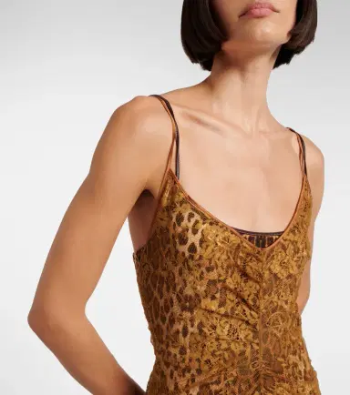 Jacques Wei Silk-trimmed lace maxi dress | Thumbnail 4 Jacques Wei Silk-trimmed lace maxi dress | Thumbnail 4