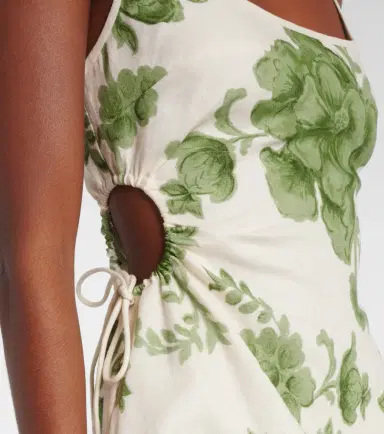 SIR Gardella cutout floral linen minidress | Thumbnail 3 SIR Gardella cutout floral linen minidress | Thumbnail 3