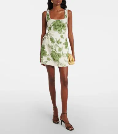 SIR Gardella cutout floral linen minidress | Thumbnail 4 SIR Gardella cutout floral linen minidress | Thumbnail 4
