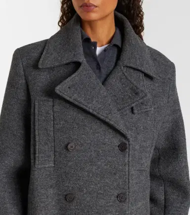 The Frankie Shop Scothern virgin wool peacoat | Thumbnail 3 The Frankie Shop Scothern virgin wool peacoat | Thumbnail 3