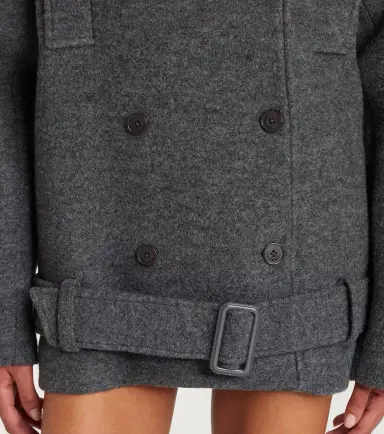 The Frankie Shop Scothern virgin wool peacoat | Thumbnail 4 The Frankie Shop Scothern virgin wool peacoat | Thumbnail 4