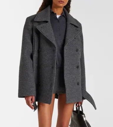 The Frankie Shop Scothern virgin wool peacoat | Thumbnail 6 The Frankie Shop Scothern virgin wool peacoat | Thumbnail 6