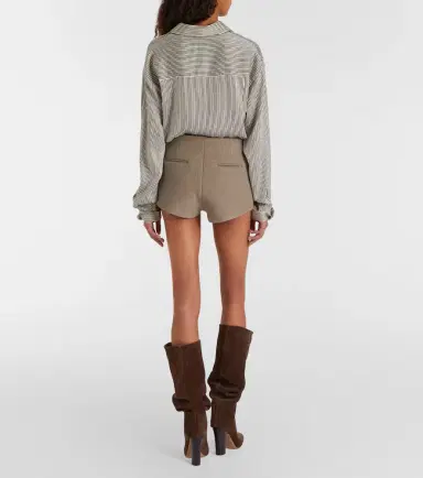 The Frankie Shop Vail virgin wool shorts | Thumbnail 2 The Frankie Shop Vail virgin wool shorts | Thumbnail 2