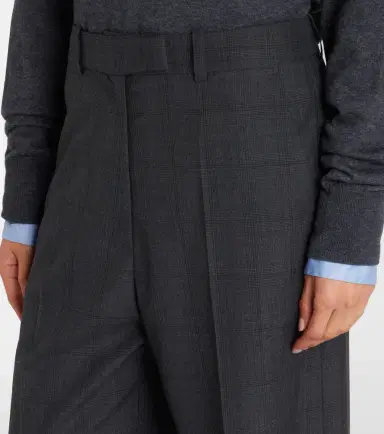 The Frankie Shop Brickell plaid wide-leg pants | Thumbnail 2 The Frankie Shop Brickell plaid wide-leg pants | Thumbnail 2