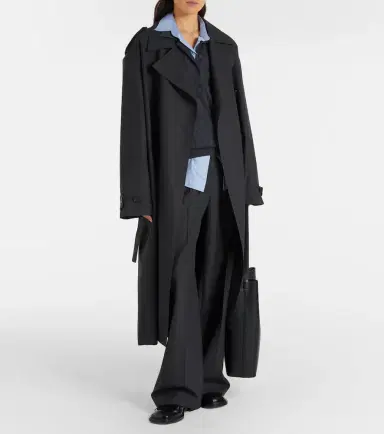 The Frankie Shop Brickell plaid wide-leg pants | Thumbnail 3 The Frankie Shop Brickell plaid wide-leg pants | Thumbnail 3
