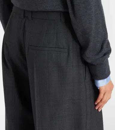 The Frankie Shop Brickell plaid wide-leg pants | Thumbnail 4 The Frankie Shop Brickell plaid wide-leg pants | Thumbnail 4
