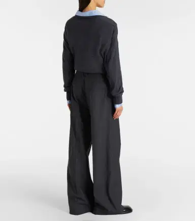 The Frankie Shop Brickell plaid wide-leg pants | Thumbnail 5 The Frankie Shop Brickell plaid wide-leg pants | Thumbnail 5