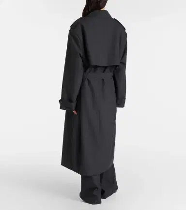 The Frankie Shop Bleecker plaid trench coat | Thumbnail 2 The Frankie Shop Bleecker plaid trench coat | Thumbnail 2