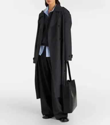 The Frankie Shop Bleecker plaid trench coat | Thumbnail 5 The Frankie Shop Bleecker plaid trench coat | Thumbnail 5