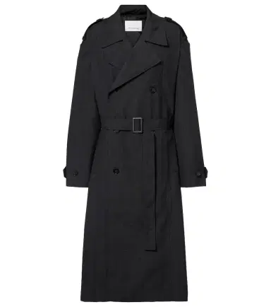 The Frankie Shop Bleecker plaid trench coat | Thumbnail 1 The Frankie Shop Bleecker plaid trench coat | Thumbnail 1