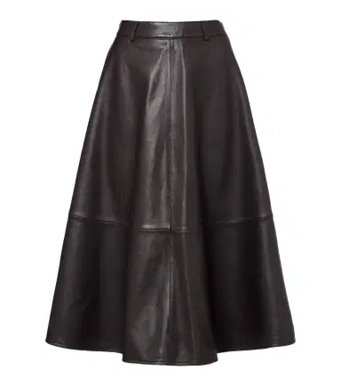 The Frankie Shop Savil leather midi skirt | Thumbnail 1 The Frankie Shop Savil leather midi skirt | Thumbnail 1