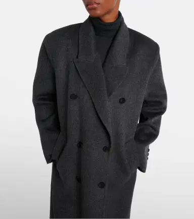 The Frankie Shop Gaia double-breasted wool-blend coat | Thumbnail 3 The Frankie Shop Gaia double-breasted wool-blend coat | Thumbnail 3