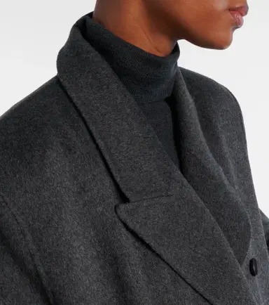 The Frankie Shop Gaia double-breasted wool-blend coat | Thumbnail 5 The Frankie Shop Gaia double-breasted wool-blend coat | Thumbnail 5