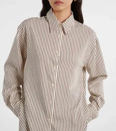 The Frankie Shop Peri striped poplin shirt | Thumbnail 6 The Frankie Shop Peri striped poplin shirt | Thumbnail 6