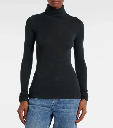 The Frankie Shop Utica Thin wool and silk turtleneck sweater | Thumbnail 5 The Frankie Shop Utica Thin wool and silk turtleneck sweater | Thumbnail 5