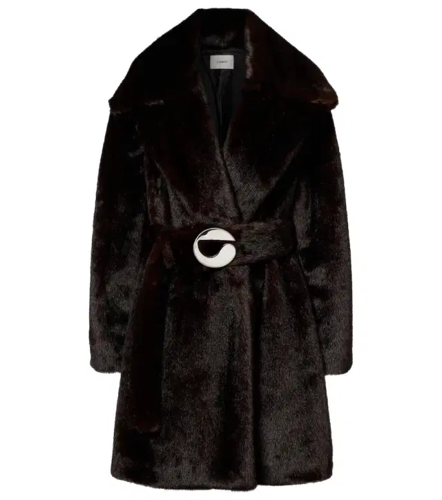Logo belted coat Logo belted coat