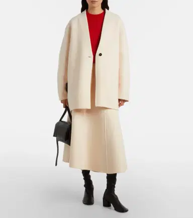 Moncler Genius + Jil ander virgin wool midi skirt | Thumbnail 5 Moncler Genius + Jil ander virgin wool midi skirt | Thumbnail 5