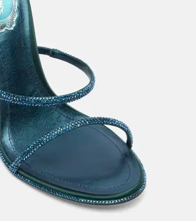 René Caovilla Cleo 105 embellished satin sandals | Thumbnail 4 René Caovilla Cleo 105 embellished satin sandals | Thumbnail 4