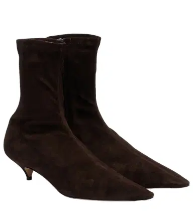The Row Liisa 40 suede ankle boots | Thumbnail 1 The Row Liisa 40 suede ankle boots | Thumbnail 1