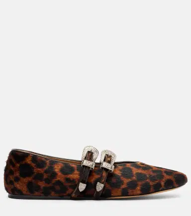 Le Monde Béryl Le Monde Béryl Claudia calf hair Mary Jane flats | Thumbnail 4 Le Monde Béryl Le Monde Béryl Claudia calf hair Mary Jane flats | Thumbnail 4