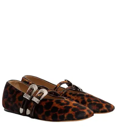 Le Monde Béryl Le Monde Béryl Claudia calf hair Mary Jane flats | Thumbnail 1 Le Monde Béryl Le Monde Béryl Claudia calf hair Mary Jane flats | Thumbnail 1
