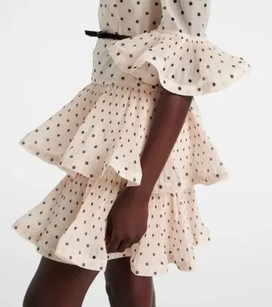 Zimmermann Polka-dot ruffled minidress | Thumbnail 3 Zimmermann Polka-dot ruffled minidress | Thumbnail 3