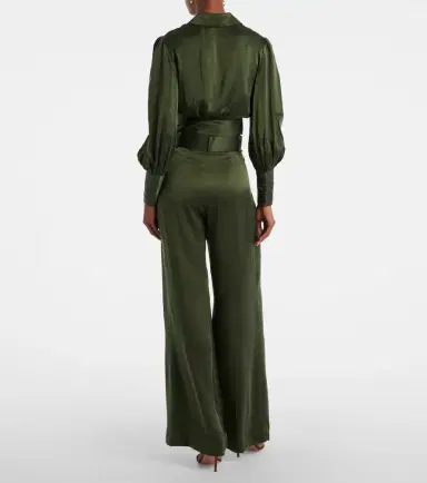 Zimmermann Silk satin wrap top | Thumbnail 4 Zimmermann Silk satin wrap top | Thumbnail 4