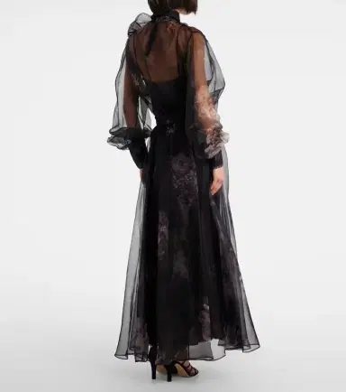 Zimmermann Hypnotic floral silk organza maxi skirt | Thumbnail 3 Zimmermann Hypnotic floral silk organza maxi skirt | Thumbnail 3