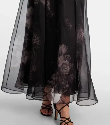 Zimmermann Hypnotic floral silk organza maxi skirt | Thumbnail 4 Zimmermann Hypnotic floral silk organza maxi skirt | Thumbnail 4