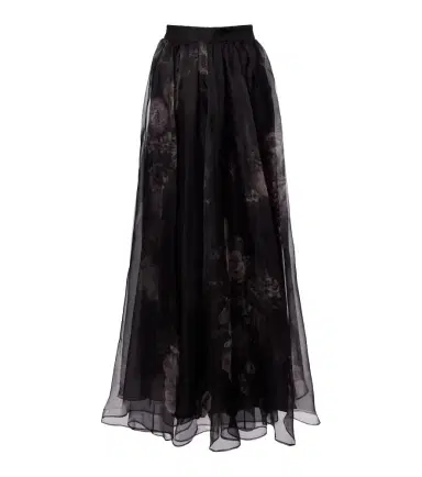 Zimmermann Hypnotic floral silk organza maxi skirt | Thumbnail 1 Zimmermann Hypnotic floral silk organza maxi skirt | Thumbnail 1