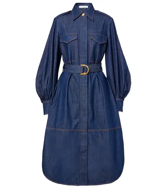 Denim midi dress Denim midi dress