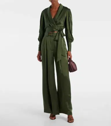 Zimmermann Silk wide-leg pants | Thumbnail 4 Zimmermann Silk wide-leg pants | Thumbnail 4