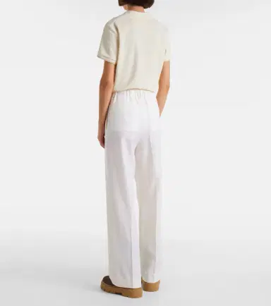 Moncler Pleated wool straight pants | Thumbnail 2 Moncler Pleated wool straight pants | Thumbnail 2
