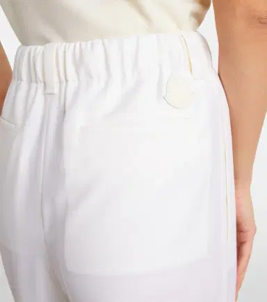 Moncler Pleated wool straight pants | Thumbnail 4 Moncler Pleated wool straight pants | Thumbnail 4