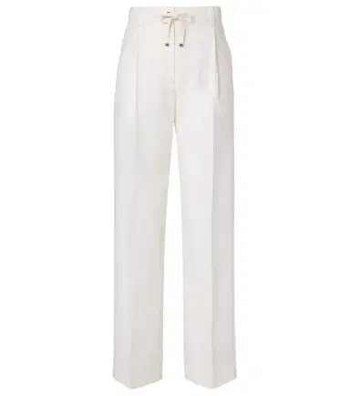 Moncler Pleated wool straight pants | Thumbnail 1 Moncler Pleated wool straight pants | Thumbnail 1