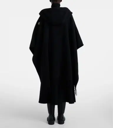 Moncler Fringed virgin wool cape | Thumbnail 4 Moncler Fringed virgin wool cape | Thumbnail 4