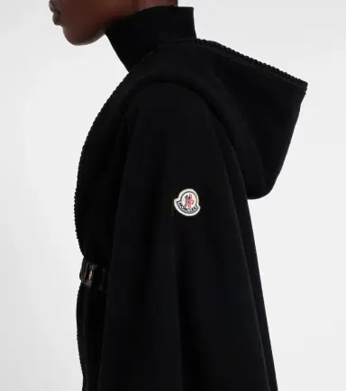 Moncler Fringed virgin wool cape | Thumbnail 5 Moncler Fringed virgin wool cape | Thumbnail 5