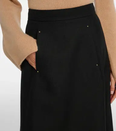 Moncler Virgin wool midi skirt | Thumbnail 3 Moncler Virgin wool midi skirt | Thumbnail 3